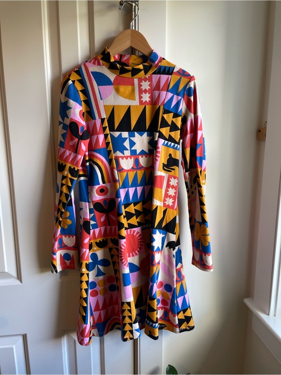 Nooworks Dresses & Skirts - Nooworks Congdon Lisa Congdon mock neck skater dress S – NWOT